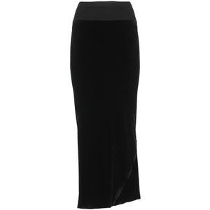 Rick Owens, Dames, Rokken, Zwart, Maat: M Katoen,