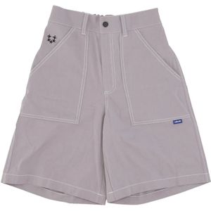 Usual, Heren, Korte broeken, Grijs, Maat: L Katoen,