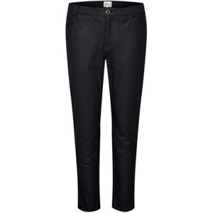 My Essential Wardrobe, Dames, Broeken, Zwart, Maat: M Leer,