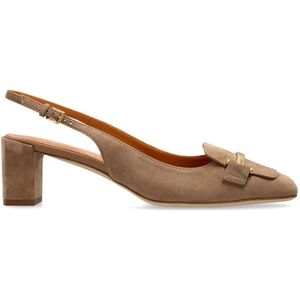 Tod's, Dames, Schoenen, Beige, Maat: 38 1/2 EU Suède,