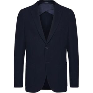 Boggi Milano - B-Jersey - Katoenen Jas - Blauw