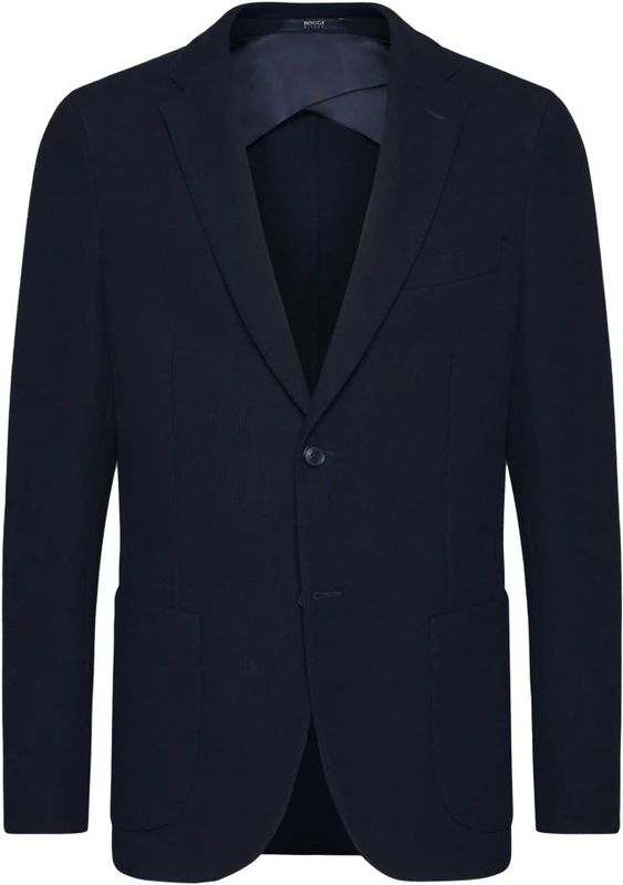 Boggi Milano - B-Jersey - Katoenen Jas - Blauw