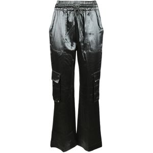 Guess, Dames, Broeken, Groen, Maat: S Viscose,