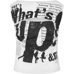 Moschino, Dames, Tops, Veelkleurig, Maat: 2XS