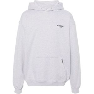 Represent, Heren, Sweatshirts & Hoodies, Grijs, Maat: XL Katoen,