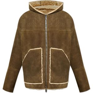 Dsquared2, Heren, Jassen, Groen, Maat: M Suède,