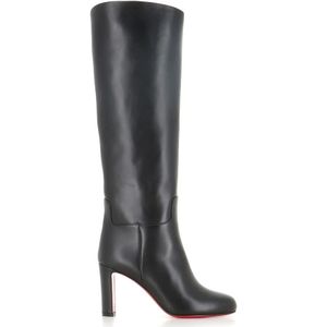 Christian Louboutin, Dames, Schoenen, Zwart, Maat: 38 EU Leer,