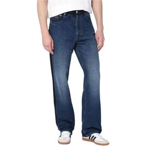 Wales Bonner, Heren, Jeans, Blauw, Maat: W34