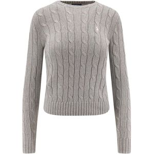 Polo Ralph Lauren, Dames, Truien, Grijs, Maat: M Katoen,