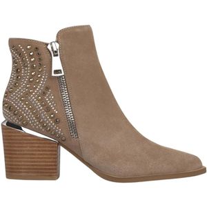 ANUFER Meisje Dames Knie Hoog Canvas Laarzen Vetersluiting Ritssluiting Vlak Sportschoenen Zwart F888 EU38