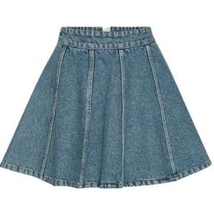 Rotate Birger Christensen, Dames, Rokken, Blauw, Maat: M Denim,