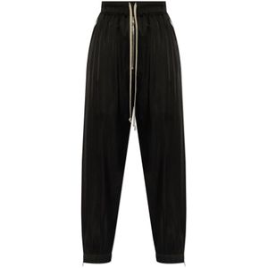 Rick Owens, Dames, Broeken, Zwart, Maat: M Viscose,