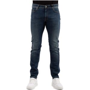 Brooksfield, Heren, Jeans, Blauw, Maat: W33 Denim,