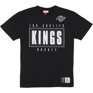 Mitchell & Ness, Heren, Tops, Zwart, Maat: M Katoen,