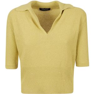 Fabiana Filippi, Dames, Truien, Groen, Maat: XS Katoen,