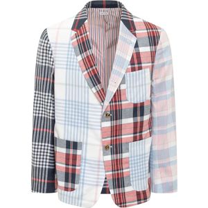 Thom Browne, Heren, Jassen, Veelkleurig, Maat: L