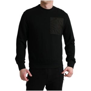 Dolce & Gabbana - Hoodies & Sweatvesten - Zwart - Katoenmix Trui