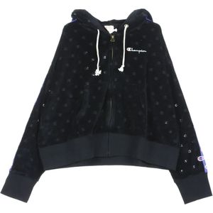 Champion, Dames, Sweatshirts & Hoodies, Zwart, Maat: M