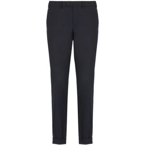 PT Torino, Heren, Broeken, Blauw, Maat: XL Wol,