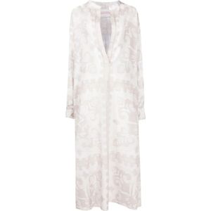 Valentino, Dames, Jurken, Beige, Maat: XS Katoen,