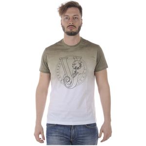 Versace Jeans Couture, Heren, Tops, Grijs, Maat: S Katoen,