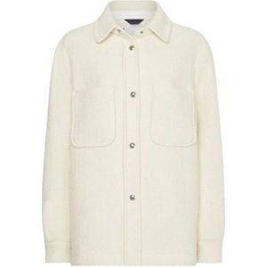 Tommy Hilfiger, Dames, Jassen, Beige, Maat: 2XL Wol,