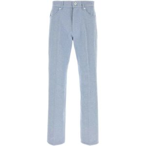 Ferragamo, Heren, Jeans, Blauw, Maat: S Katoen,