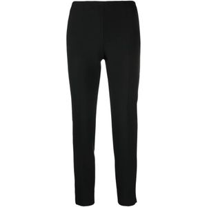 Peserico, Dames, Broeken, Zwart, Maat: 3XL