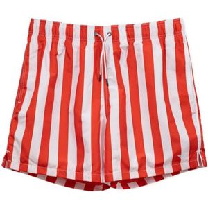 Emporio Armani, Heren, Badkleding, Rood, Maat: M Poliester,