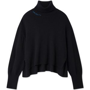 Axel Arigato, Dames, Truien, Blauw, Maat: XS Wol,