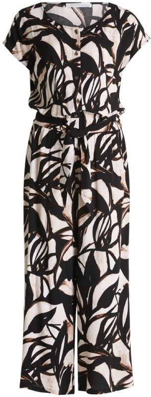 Betty & Co - Jumpsuit - Zwart - U-boot Halslijn