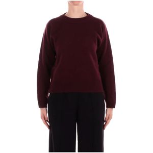 Alpha Studio, Dames, Truien, Rood, Maat: XS Wol,