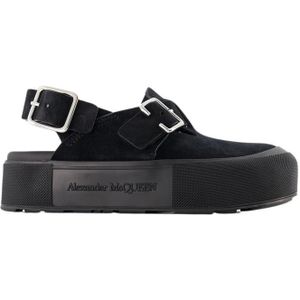 Alexander McQueen, Heren, Schoenen, Zwart, Maat: 42 EU Leer,
