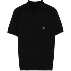 Vivienne Westwood, Dames, Truien, Zwart, Maat: XS Wol,