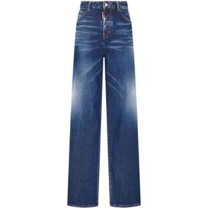 Dsquared2, Dames, Jeans, Blauw, Maat: XS Denim,
