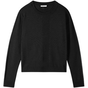 Patrizia Pepe, Dames, Truien, Zwart, Maat: XS Wol,