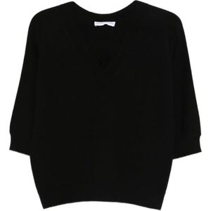 Tabaroni Cashmere, Dames, Truien, Zwart, Maat: XS Kasjmier,