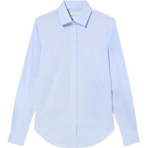 Brooks Brothers, Dames, Blouses & Shirts, Blauw, Maat: M Katoen,