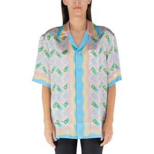 Casablanca, Dames, Blouses & Shirts, Veelkleurig, Maat: S Zijde,