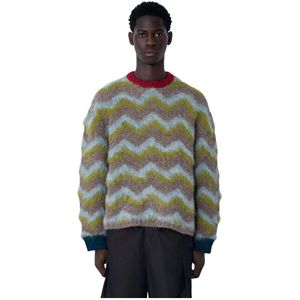 Brain Dead, Heren, Truien, Bruin, Maat: L Wol,