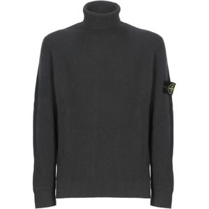 Stone Island, Heren, Truien, Grijs, Maat: L