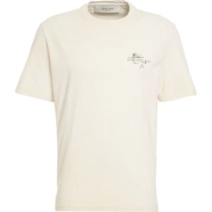 Golden Goose, Heren, Tops, Wit, Maat: S Katoen,