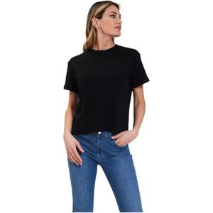 Gran Sasso, Dames, Tops, Zwart, Maat: S