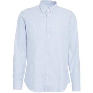 Bastoncino, Heren, Overhemden, Blauw, Maat: L