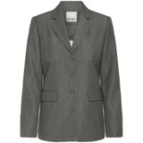 Ichi, Dames, Jassen, Grijs, Maat: XS Leer,