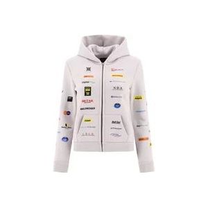 Balenciaga Ritssluiting Zakelijke Hoodie , Multicolor , Heren , Maat: M