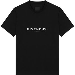 Givenchy, Heren, Tops, Zwart, Maat: 2XL Katoen,