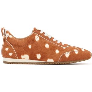 Kazar - Sneakers - Bruin - Dames - Leer - Avant-gardistische Sportieve Stijl