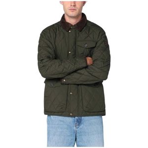 Polo Ralph Lauren, Heren, Jassen, Groen, Maat: S Poliester,