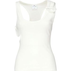 Courrèges, Dames, Tops, Wit, Maat: XS Katoen,